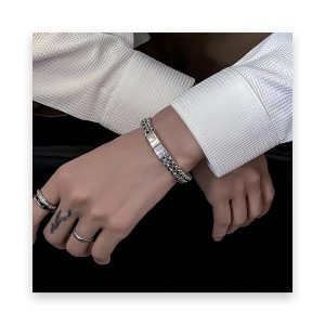 Trendy Stainless Steel Bracelet Men’s Trendy Design