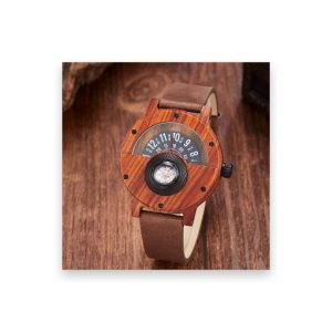 Multifunctional Compass Wooden Watch