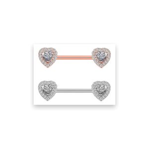 Fashion piercing jewelry breast nail