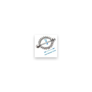 Punk style body piercing jewelry